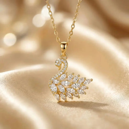Viral Swan Zircon Necklace in Pakistan